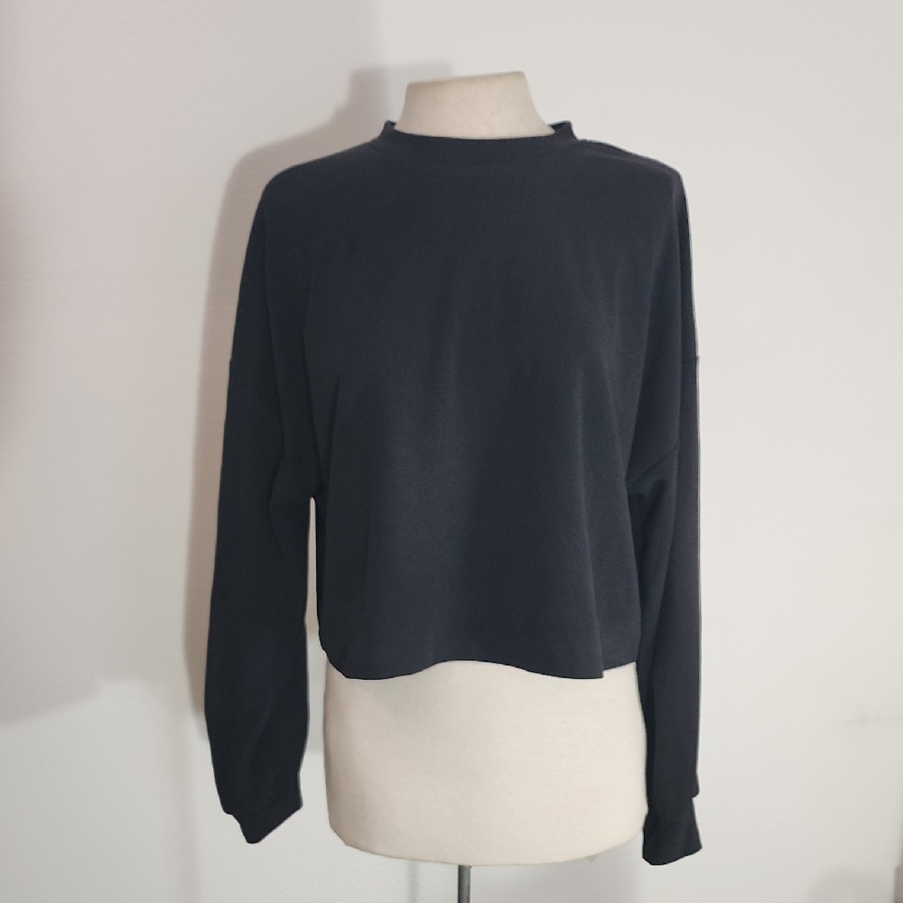 ELESOL Mock Neck Long Sleeve Black Size XL Shirt - Picture 6 of 10